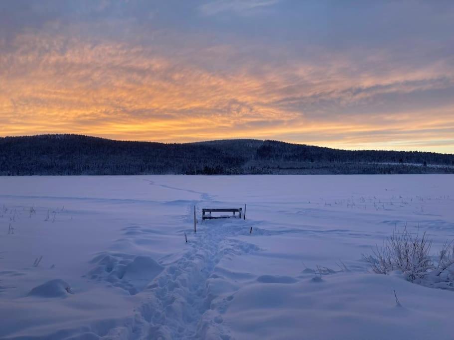 Lakeside Wilderness Cabin Йокмокк Экстерьер фото
